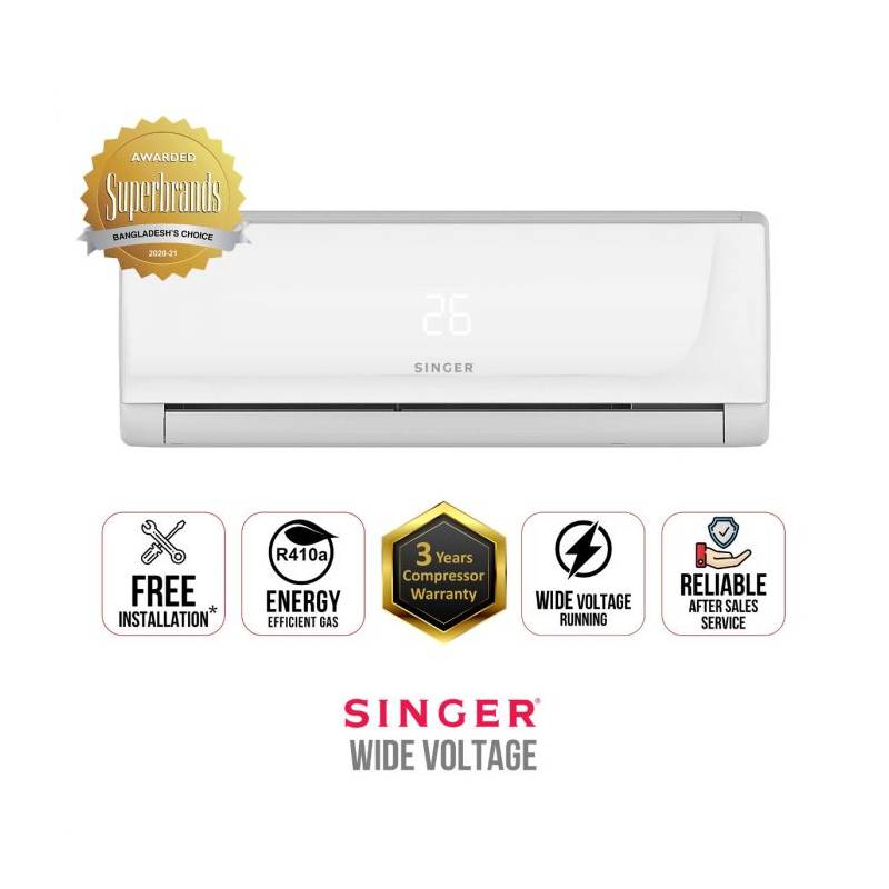 Air Conditioner 2.0 Ton Singer Wide Voltage