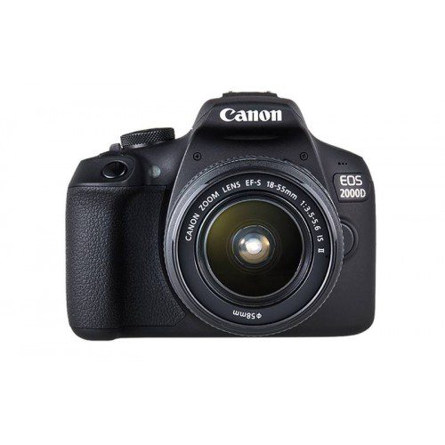 Canon EOS 2000D 24.1MP Full HD Wi-Fi DSLR Camera With EF-S 18-55mm f/3.5-5.6 III Lens