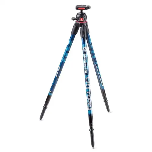 Manfrotto Off Road Ultra Lightweight Portable Aluminum Travel Tripod with Ball Head