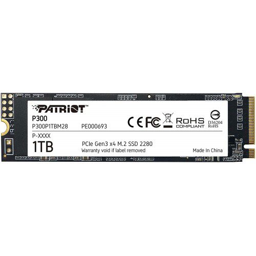 Patriot P300 1TB M.2 PCIe Gen 3 x4 SSD